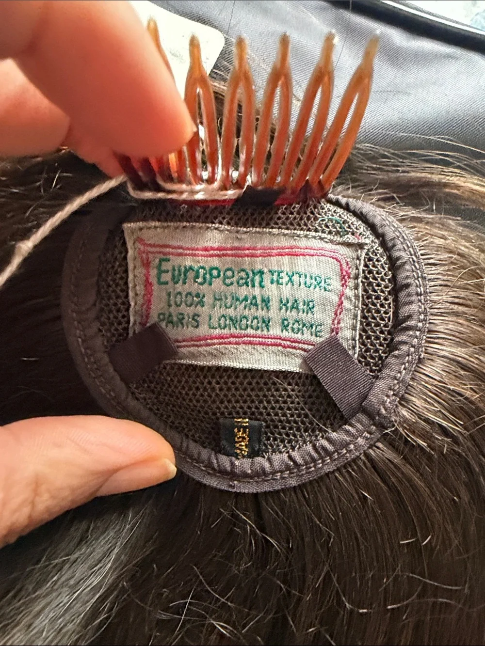 100 human hair Natural Brown Blend Layered Topper